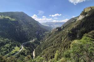 Schinschlucht, Blick Richtung Domleschg