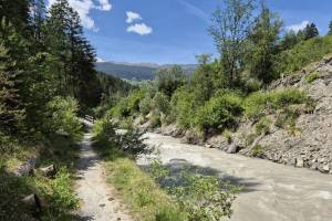 Albula-Uferweg zwischen Surava und Tiefencastel