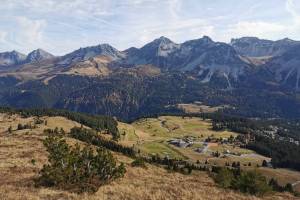 Ausblick vom Maraner Hauptji auf Arosa