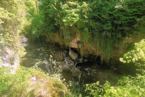 Tiefblick in die Tine de Conflens