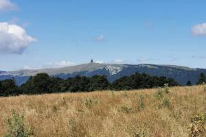 Blick vom Mont Sujet zum Chasseral