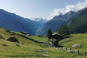 Jungen, Sicht auf das Mattertal