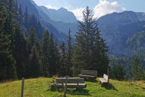 Gsteig, Rastplatz Burg