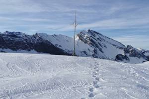 Alp Tritt, im Hintergrund der Schwalmis