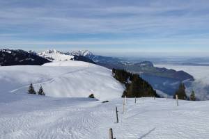 Alp Tritt, Sicht nach Niederbauen und zum Vierwaldstättersee