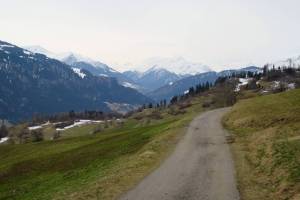 Winterwanderung Laax - Ruschein