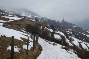 Winterwanderung Motta Naluns - Scuol, Sent