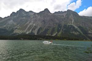 Kursschiff auf dem Silsersee